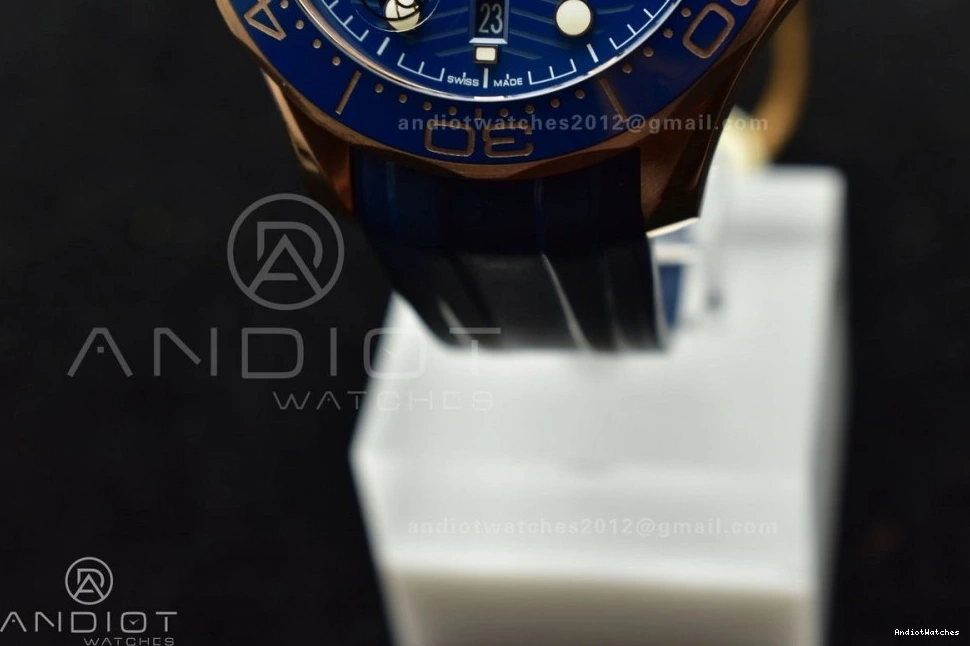 Dial Blue SS 1:1 RG SS Bracelet VSF 300M RelaxedFit Edition Ceramic 1083 On Seamaster Best A Diver Blue 0302